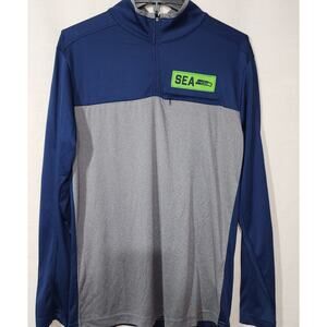 Seattle Seahawks Elevated 1/4 Zip Pullover men's medium By Team apparel